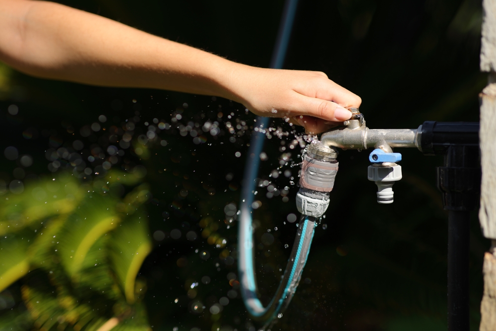 Photo of Water Leaking from Outside Faucet 