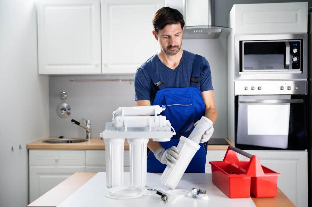 Water Purification Filter Installation